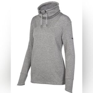 Mizumo April Ross Momentum Performance Funnel Neck Pullover Womens Size Medium